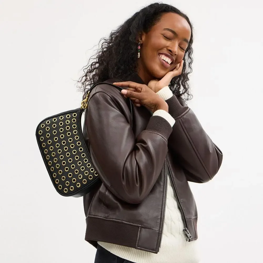 Coach Teri Shoulder Bag With Grommets - One Size - Picture 5 of 5
